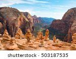 View of Zion Canyon in Zion National Park, Utah image - Free stock ...