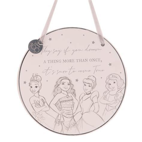 Disney 100 Ceramic Plaque – Princesses – Plush World