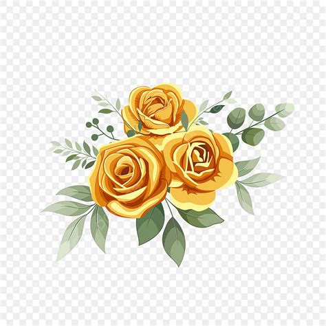 Jinx Mastery: Rose Gold Flowers Clipart : Gold Flower Png Images Png ...