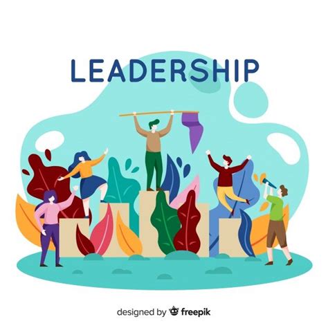 Free Vector | Leadership design in flat style | Leadership development ...