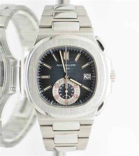 Patek Philippe Nautilus Chronograph 5980/1A Blue Dial - Awadwatches