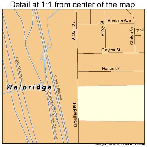 Walbridge Ohio Street Map 3980486