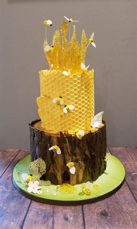 Bee Hive Cake | Diy desserts, Cake, Honeycomb cake