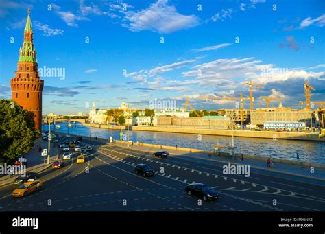 The Moscow Kremlin and the river Stock Photo - Alamy