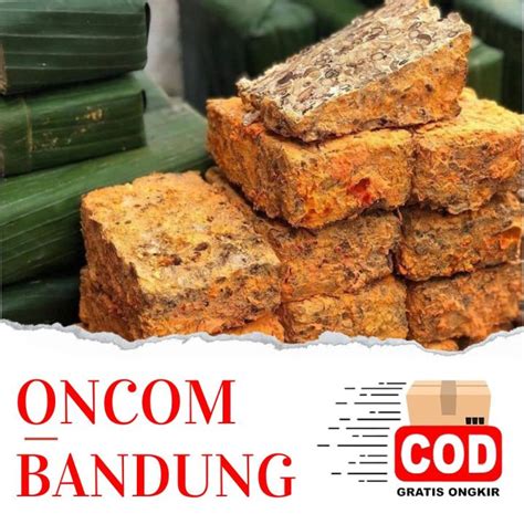 Oncom Bandung Mentah Asli Kacang / Oncom Hitam / Oncom Kacang / Oncom Merah / Sayur Oncom / Nasi ...