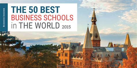 Top Business Schools In The World 2024 - Marjy Shannen