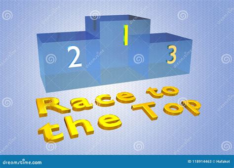 Race to the Top concept stock illustration. Illustration of drive - 118914463