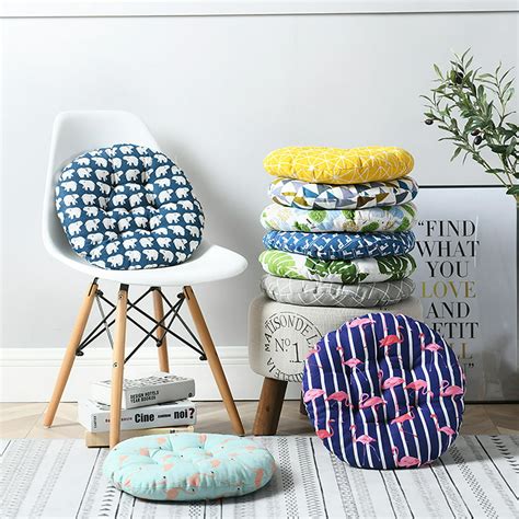 Rustic Style Round Seat Cushion,Sofa Chair Pads Cushion Pillow Pads Bay ...