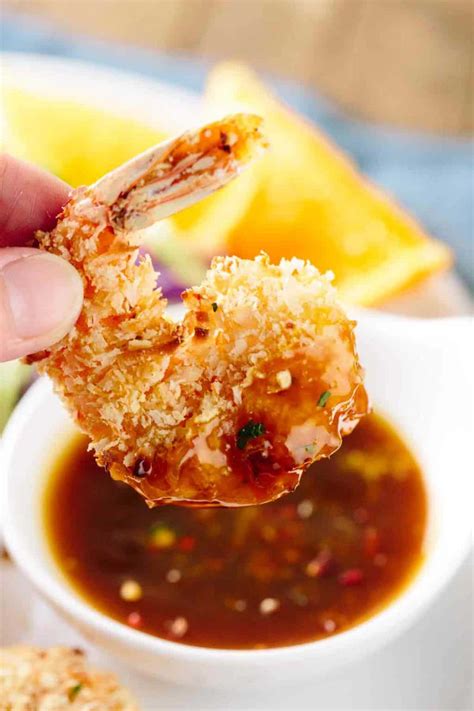 Baked Coconut Shrimp with Dipping Sauce - Jessica Gavin