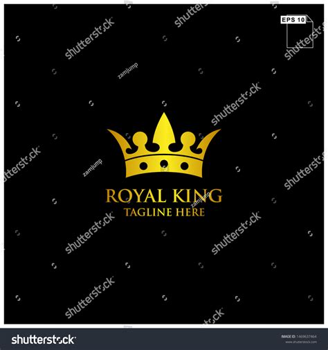 Royal Brand Name Logo Design Concept Stock Vector (Royalty Free ...