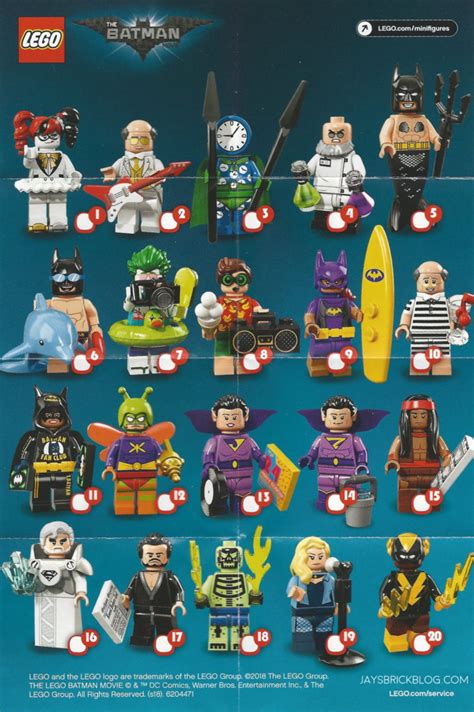 The lego batman movie minifigures series names - falasseries