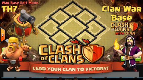 Clash Of Clans l Best TH7 Trophy & Clan War Base With Air Sweeper - YouTube