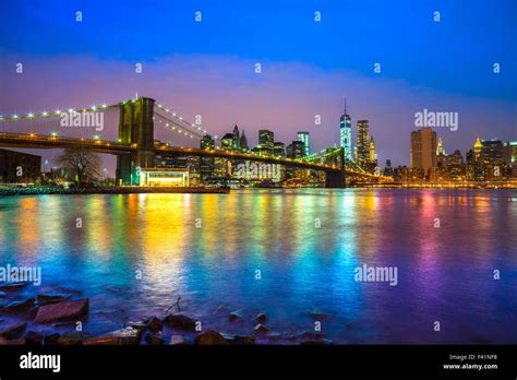 Manhattan skyline at sunrise, New York City. USA Stock Photo - Alamy