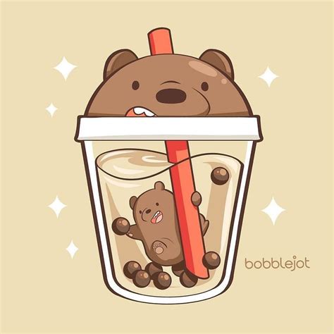 Boba Drawing Cute : Softie Apricot Lofi Lockscreens Salvam Dia Boba ...