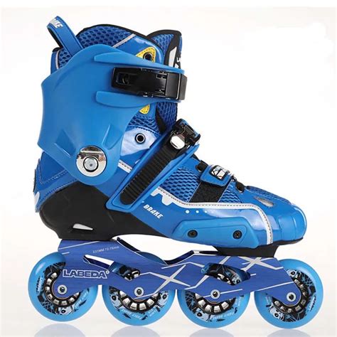 Labeda Slalom Inline Skates 4 Wheels Adult Skating Shoes With Rocking Type PU Wheels For Free ...