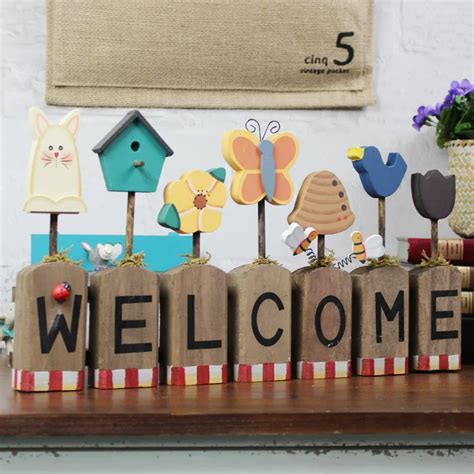 American Village welcome sign welcome home decoration opened listed on ...