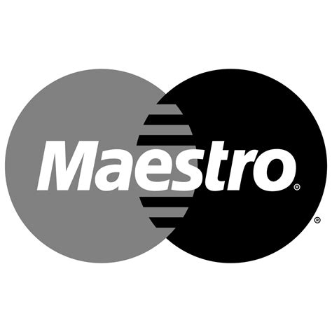 Maestro Logo Black and White – Brands Logos