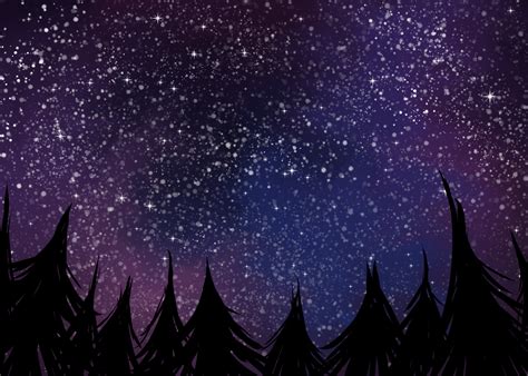 How To Draw Night Sky at How To Draw