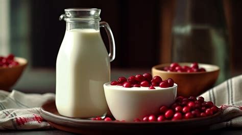 Premium AI Image | Dairy Delights A Wholesome Collection of Creamy Treasures and Yogurt Varieties