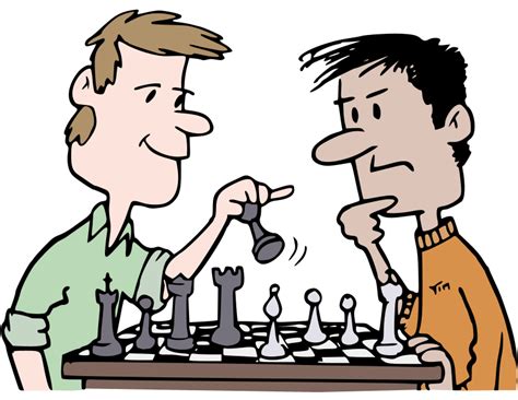 Chess Players - Colour - Openclipart