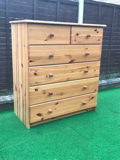 Pine chest of six drawers | in Poole, Dorset | Gumtree