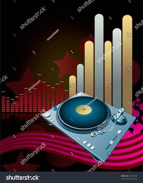 Electronic Music Background Stock Vector (Royalty Free) 29157295 | Shutterstock