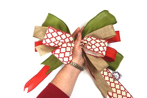 How to Make a Bow with Multiple Ribbons | Diy wreath bow, Homemade bows, Handmade bows