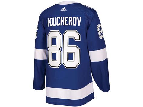 Tampa Bay Lightning Nikita Kucherov Men's adidas Blue 2021 Stanley Cup ...