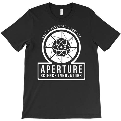 Custom Aperture Science T-shirt By Mdk Art - Artistshot