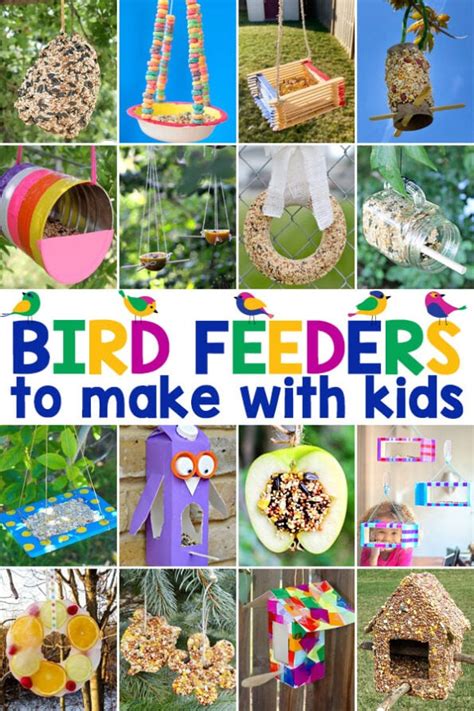 🐦 30 DIY Homemade Bird Feeders To Make With Kids