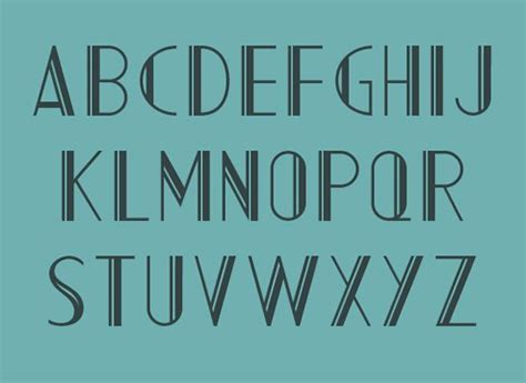 Art Deco Free Font - Download Free Mock-up