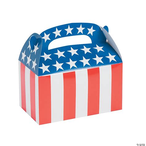 Patriotic Flag Treat Boxes - Discontinued