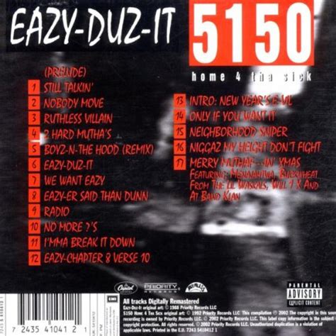 Eazy e album tracklist - kaserelements