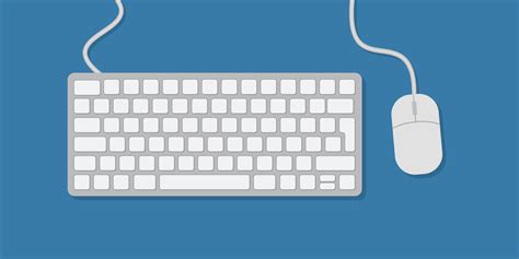 Keyboard and mouse vector set. keyboards and mouse white colors with ...