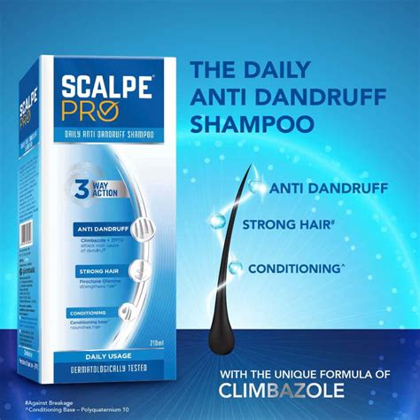 Buy Scalpe Pro Anti-Dandruff Shampoo 210ml Online at Flat 18% OFF* | PharmEasy