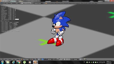 Low-Poly Classic Sonic The Hedgehog 3D model - Works in Progress and ...