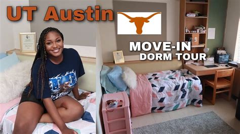 COLLEGE MOVE IN VLOG + DORM TOUR (UT Austin) - YouTube