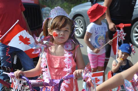 Canada Day parade in Kinuso