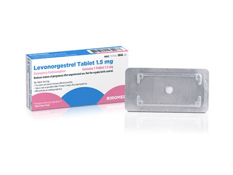 LEVONORGESTREL 1.5mg RGB compressor Blister Card