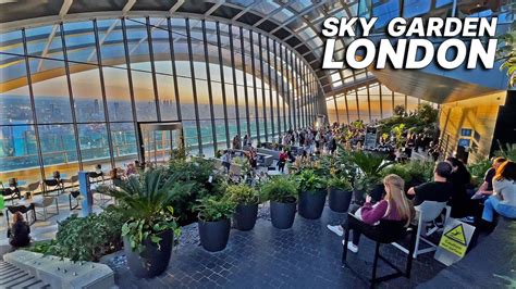 LONDON SKY GARDEN - London's Highest Public Garden with stunning sunset ...