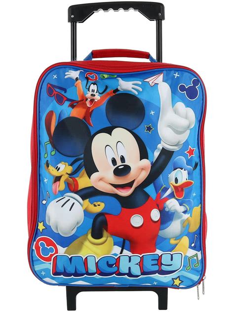 Disney - Disney Kids' Mickey Mouse Rolling Carry-on Luggage - Walmart.com - Walmart.com