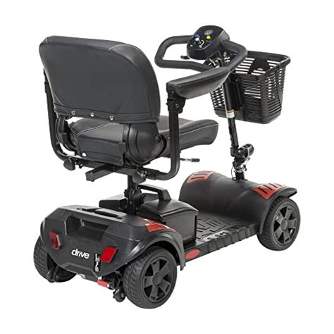 Drive Medical Phoenix LT 4 Wheel Mobility Scooter 350lb Weight Cap New Model, Red/Blue/Grey ...