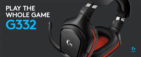 Logitech G332 Wired Gaming Headset, 50 mm Audio Drivers, Rotating Leatherette Ear Cups, 3.5 mm ...