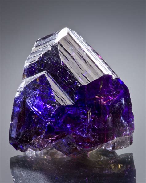 Tanzanite - look at that beautiful purple buried deep inside!