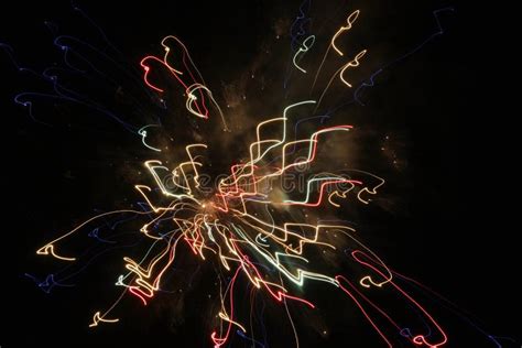 Fireworks with Slow Shutter Speed Stock Image - Image of design, explosive: 32757825