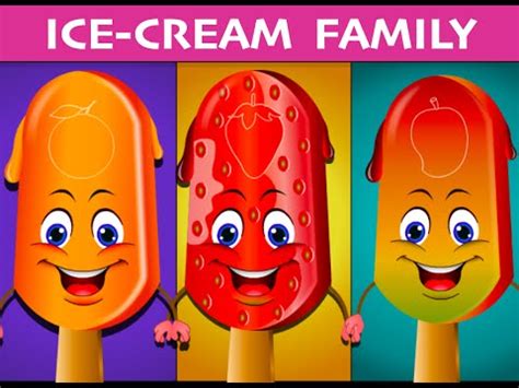 The Finger Family - Ice Cream Family - Nursery Rhymes For Children ...