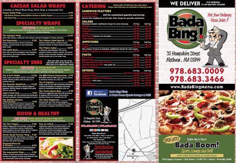 Bada Bing "Not Your Ordinary Pizza Joint!"