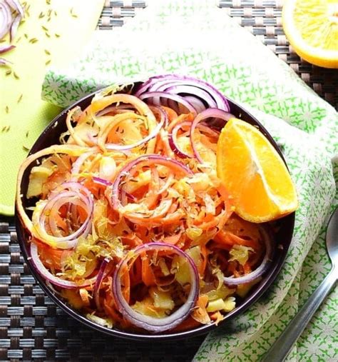 Polish Sauerkraut Salad with Carrot & Apple - Everyday Healthy Recipes