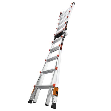 Little Giant Ladders Leveler 2 M22 with Leg Levelers 22-ft Reach Type 1a- 300-lb Load Capacity ...