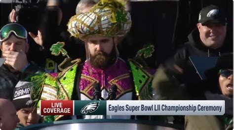 Jason Kelce’s Mummers Hat Is Retiring, and So Is the Designer